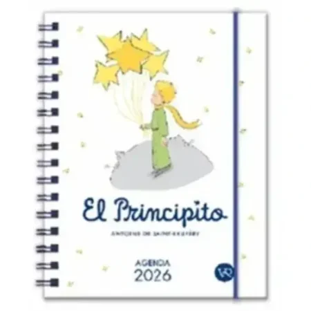 Agenda El Principito 2026 Tapa Dura Blanca