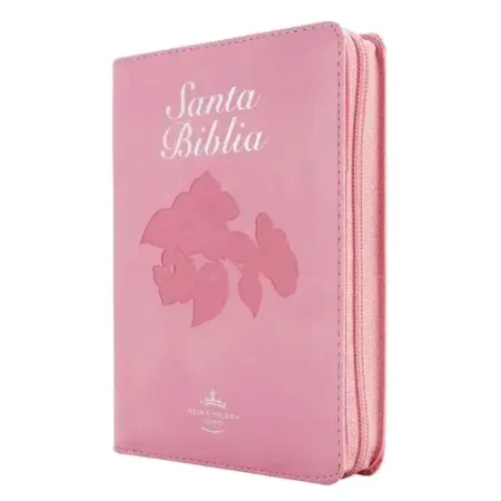 BIBLIA RVR046 FBTIZ ROSA NOBRE CON CIERRE 21