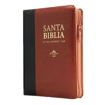 BIBLIA RVR046 SINTETICA NEGRA MARRON