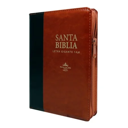 BIBLIA RVR066 NEGRA CON CAFE