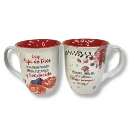 Taza  Inspiración Amada y Bendecida