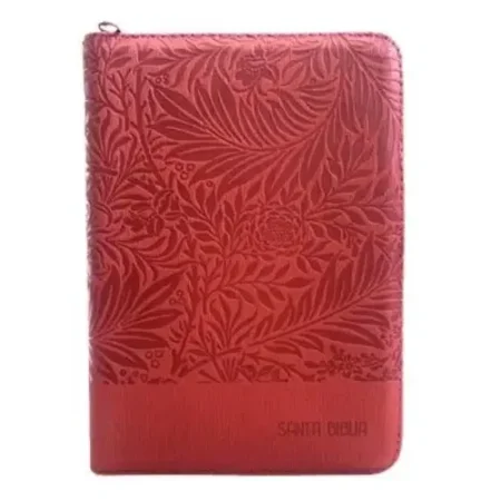 BIBLIA RVR056 ROJO CANTO PLATEADO