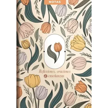 Libreta Flores para Reflexiones Oraciones y Enseñanzas