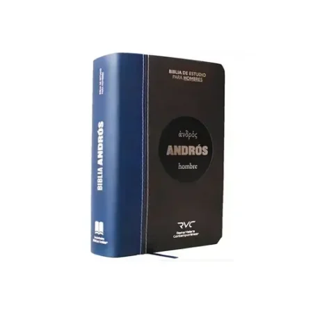 BIBLIA ANDROS PARA HOMBRES PASTA PIEL