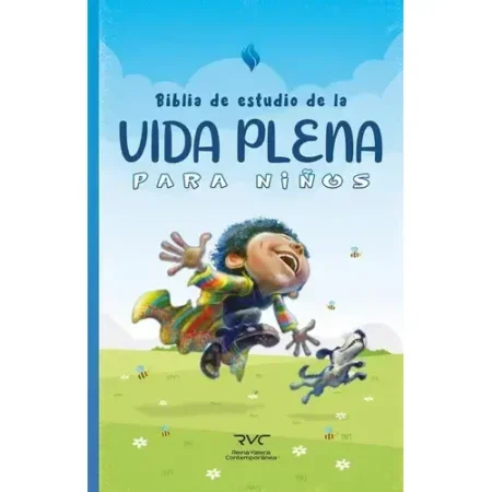 Biblia Vida Plena para Niños RVC Tapa Dura Azul