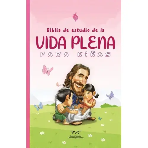 Biblia Vida Plena para Niñas RVC Tapa Dura Rosa