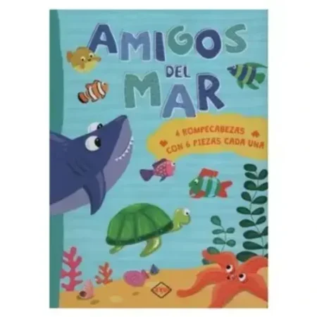 Amigos del Mar con 4 Rompecabezas