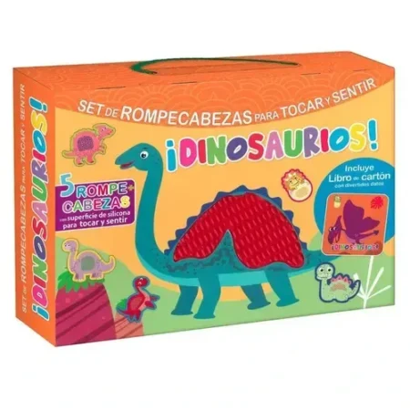 Dinosaurios Rompecabezas Tocar y Sentir