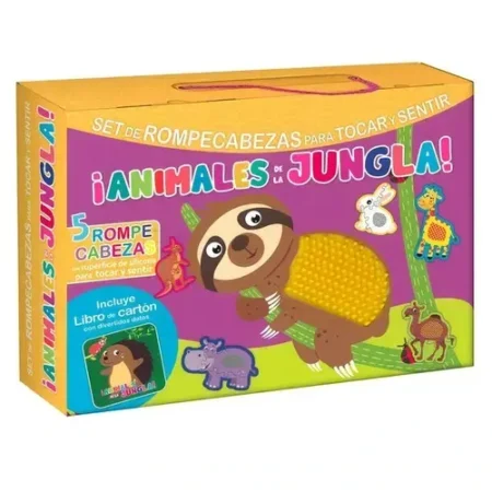 Animales de la Jungla Rompecabezas Tocar y Sentir