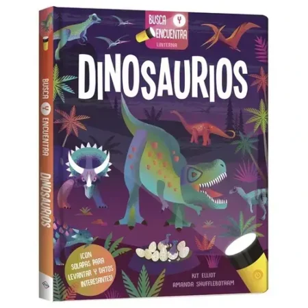 Busca y Encuentra Dinosaurios con Linterna