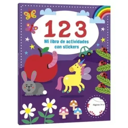 Libro Infantil 123 Actividades con Stickers