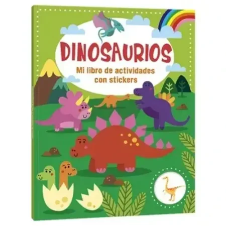 Mi Libro de Actividades de Dinosaurios con Stickers