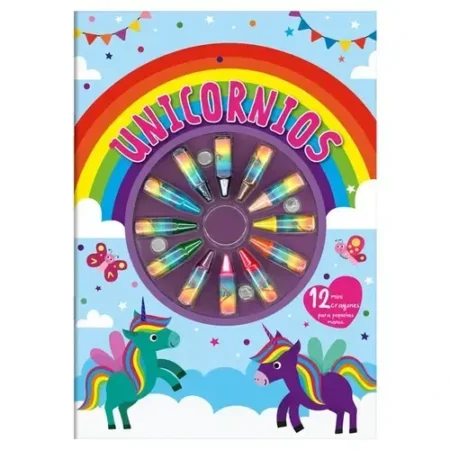 Unicornios Mini Crayones