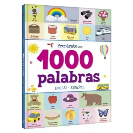 Libro Infantil Prepárate con 1000 Palabras Inglés Español