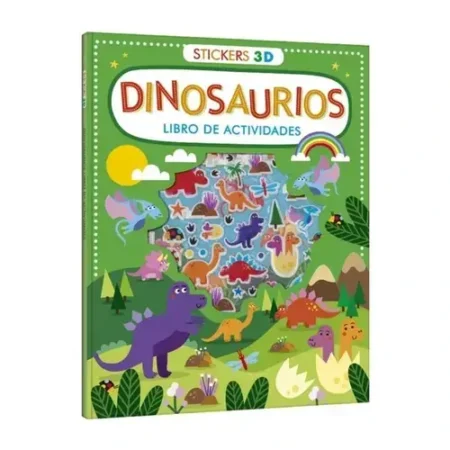Dinosaurios Libro de Actividades con Stickers 3D