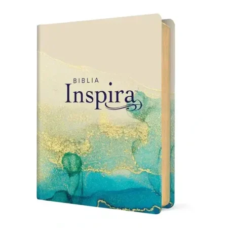 Biblia Inspira NTV Azul Oro con Filament Imitación Piel