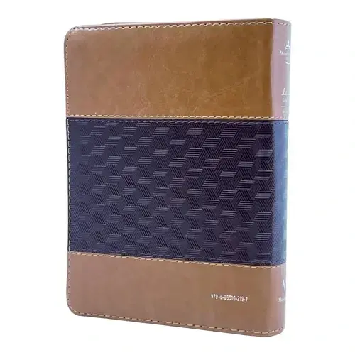 Biblia RVR60 Portátil Café Letra Grande con Cierre