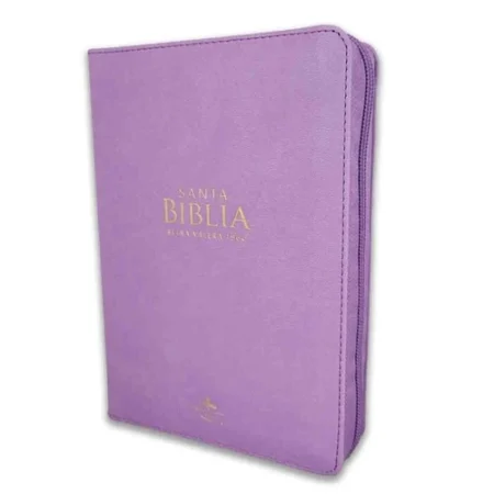 Biblia RVR60 Compacta Letra Grande 11 Puntos Lila